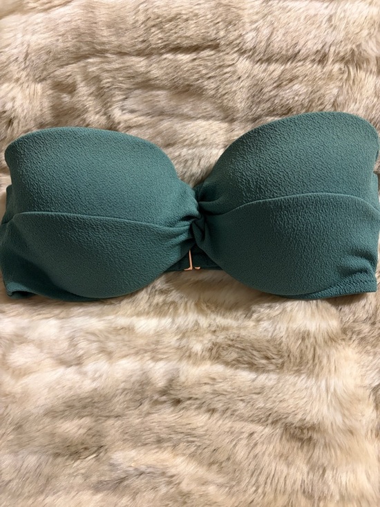 Shade & Shore Other - Shade & Shore Strapless Bandeau Bikini Top in Teal
